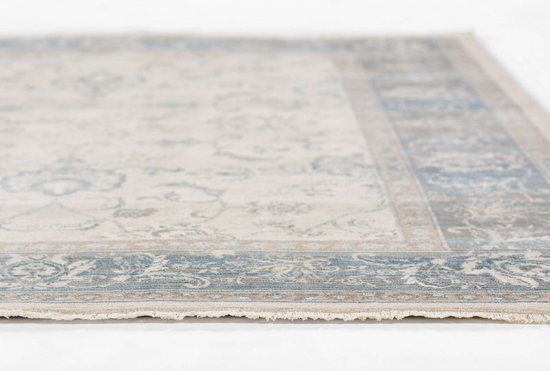 Monet Traditional 2'6\" x 8'0\" Runner Rug in Blue Indoor Area Rug