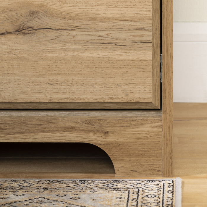 Versa Computer Office Desk With Hutch - Nordik Oak 