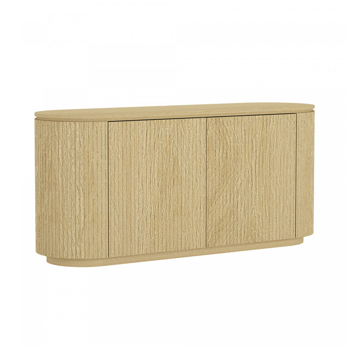 Olivia Manhattan Modern 60\" Sideboard in Natural Oak