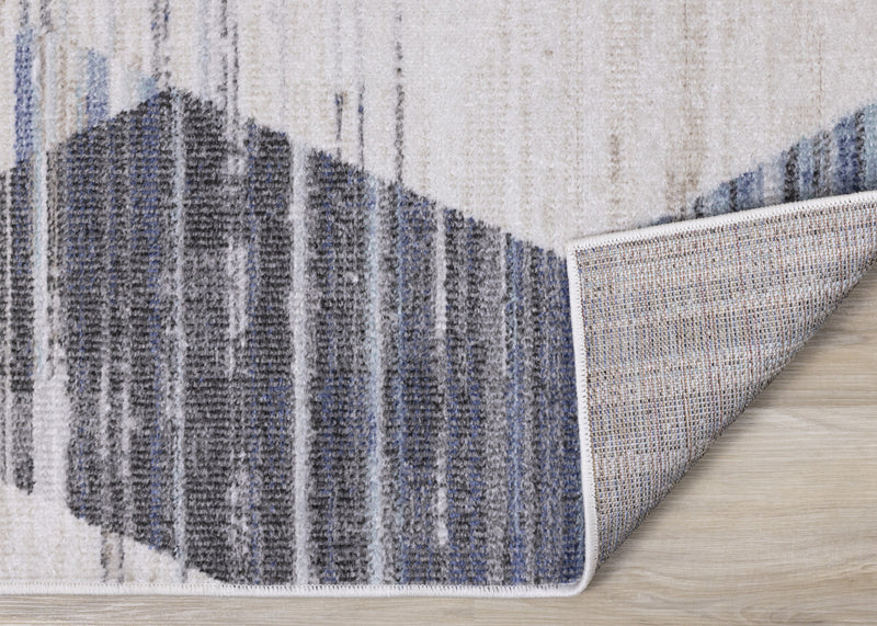 Fitzgerald Distressed Geometric Area Rug - 5'3\" x 7'7\"