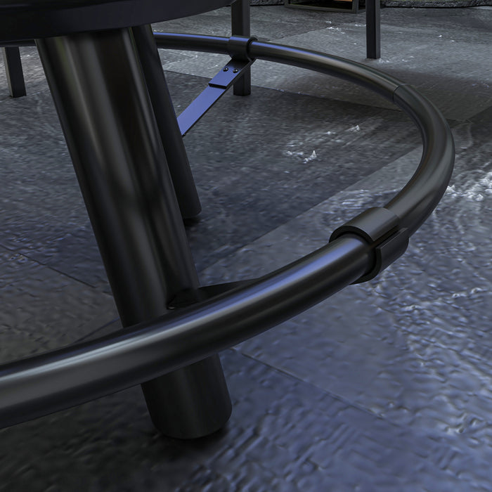 Outsunny Fire Pit Bbq Grill With Grate And Pan, Wood Burning Firepit, Black