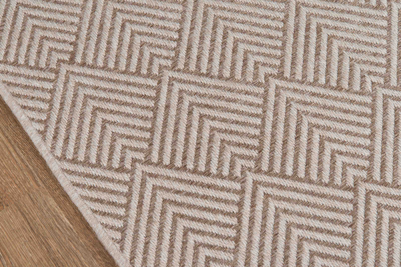 Laura Contemporary 2'0\" x 10'0\" Runner Rug in Ivory Indoor Area Rug