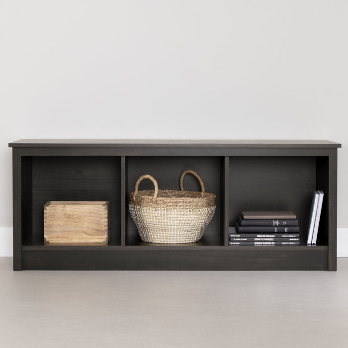 Toza Mudroom Storage Bench - Rubbed Black