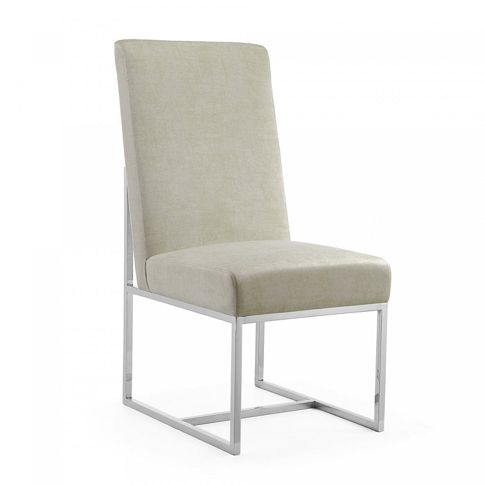 Element Modern 8-Piece Dining Chair Set in Champagne