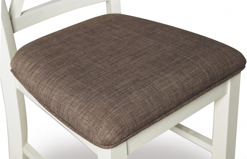 Jane Fabric Taupe Dining Chair - Set of 2