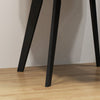 HOMCOM Bedside Table Set of 2 with 2 Drawers, Rattan Element for Bedroom