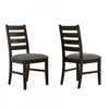Winfield 5-Piece Solid Wood Dining Set with Ladder Back Chairs (Seats 4-6) | Ensemble de salle a manger Winfield 5 pieces en bois massif avec chaises a dossier echelle (4 a 6 places)