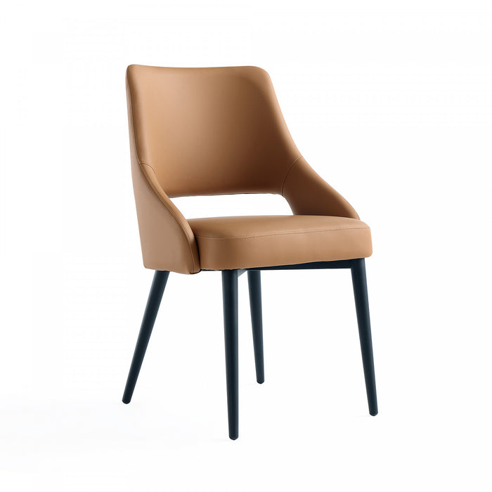 Tremont Modern 8-Piece Dining Chair Set in Saddle