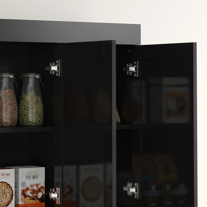 HOMCOM Kitchen Pantry Storage Cabinet with Adjustable Shelf and Drawer