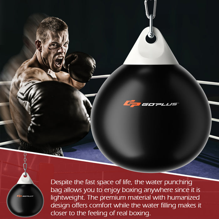 Goplus 18\" 110lbs Heavy Water Filled Punching Aqua Training Boxing Bag Home Gym Hook