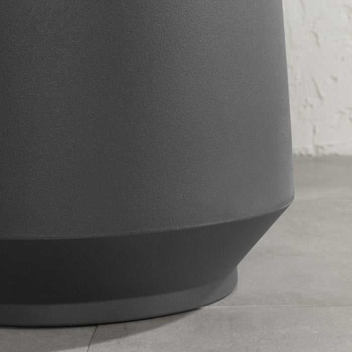 Dalya 2-Piece Planter - Dark Grey