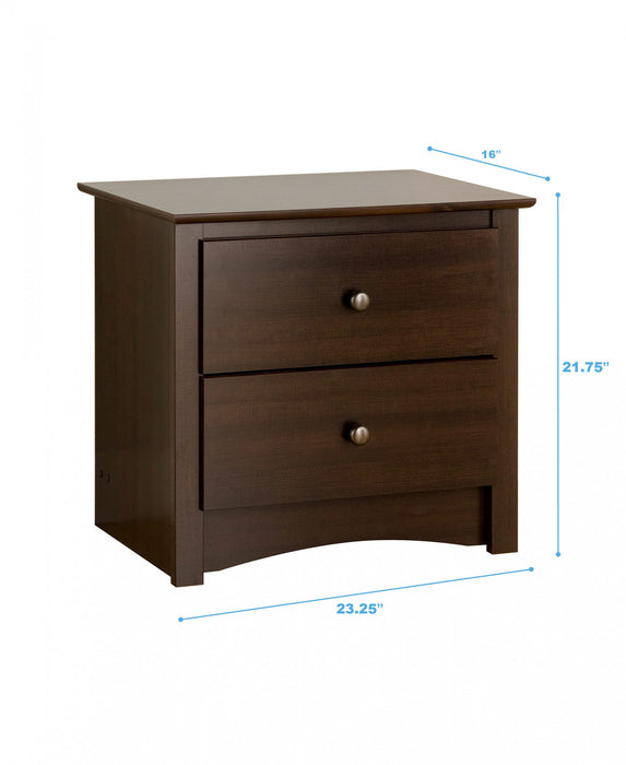 Fremont 2-Drawer Nightstand - Espresso
