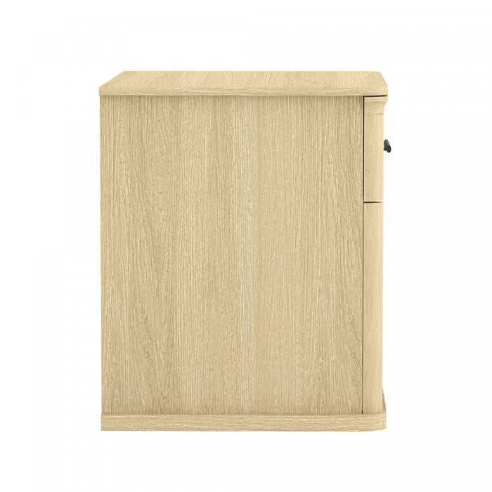 Clifford Traditional Nightstand in Natural Oak (1-Drawer)