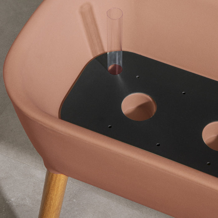 Dalya Raised Planter - Burnt Orange