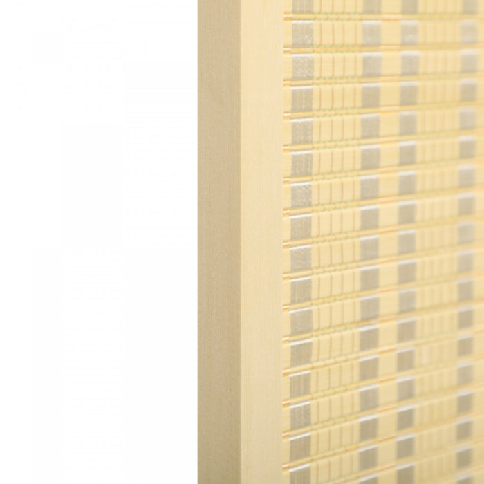 Homcom 6 Ft 4 Panel Room Divider Screens With Hand Woven Bamboo