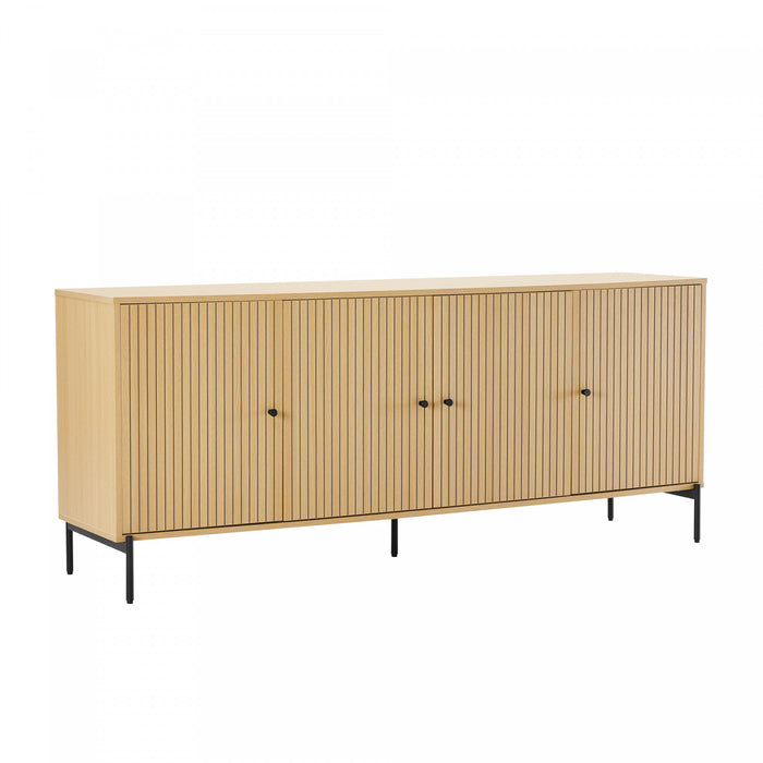 Magnolia Modern 71\" Sideboard in Light Oak Buffet