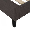Linden Upholstered Platform Bed with Tufted Headboard - Queen | Lit plateforme Linden rembourre avec tete de lit capitonnee - Grand