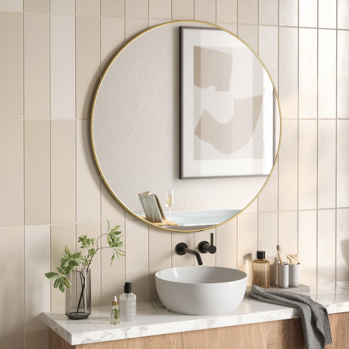 Umbra Hubba Wall Mirror - Brass