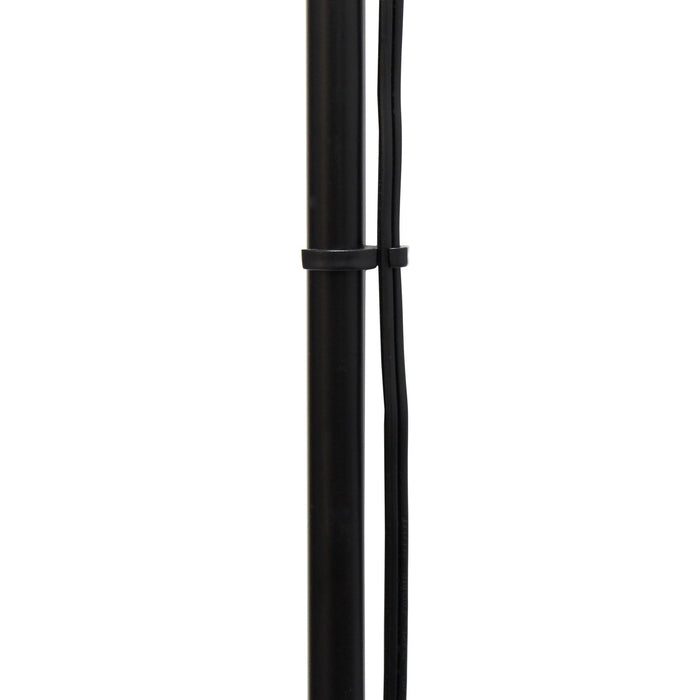 Klara 1 Light Torchiere Floor Lamp, Onyx, 70\"H