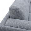 Caden 83 in. Textured Weave Fabric Sofa with Block Arms and Wood Legs - Grey | Caden 83 po. Canape en tissu tisse texture avec accoudoirs blocs et pieds en bois - Gris