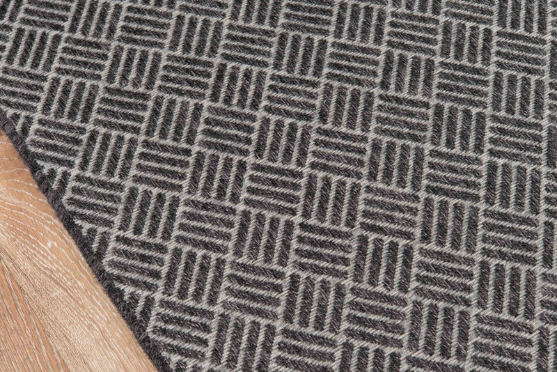 Eve Contemporary 2'0\" x 10'0\" Runner Rug in Grey Indoor Area Rug