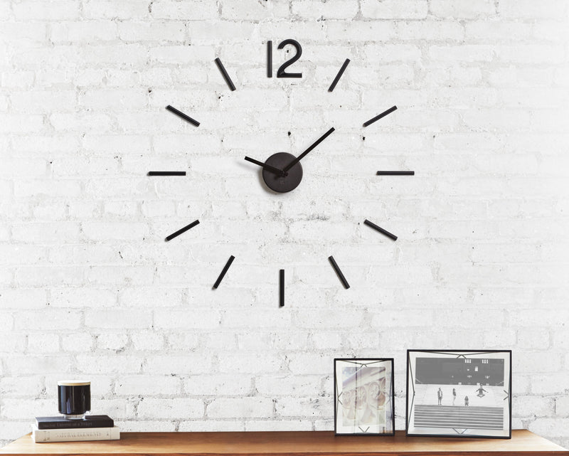 Umbra Modern Blink Wall Clock - Black