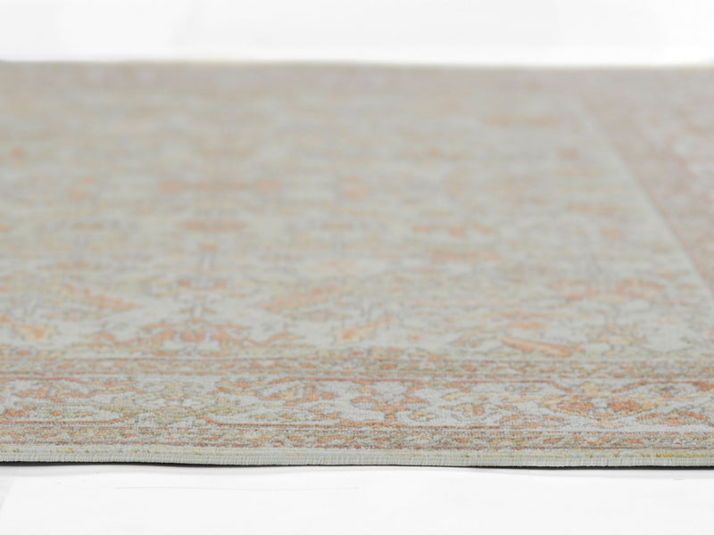 Hailey Traditional 7'10\" x 10'6\" Area Rug in Green Indoor Area Rug