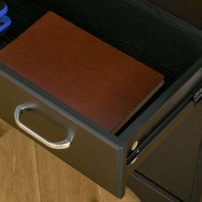 Vinsetto 2 Drawers File Cabinet With Hanging Rail