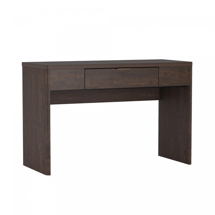 Evelyn Modern 47\" Writing Desk in Brown (1-Drawer)