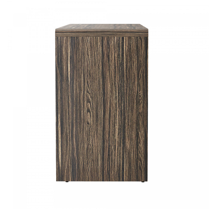Novara Contemporary 60\" Sideboard in Jacobean Walnut (4-Door)