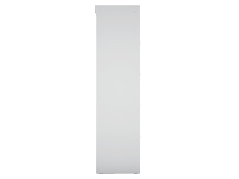 Mulberry Contemporary Modern 36\" Wardrobe Closet in White - Set of 2
