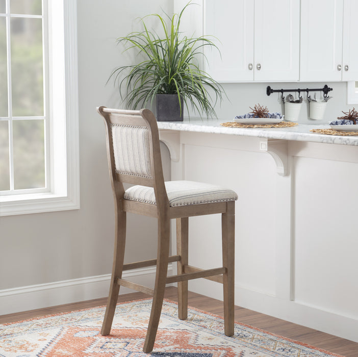 Emmy Fabric Barstool - Grey