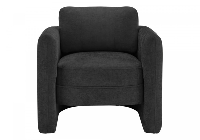 Monarch Specialties - Accent Chair, 32\"H, Upholstered, Living Room, Bedroom, Black Fabric, Contemporary