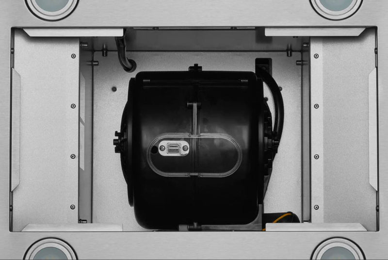 Hauslane 30\" Glass Canopy Island Range Hood - IS-200SS-30