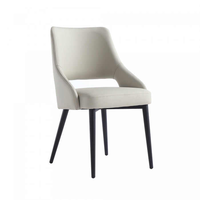 Tremont Modern 8-Piece Dining Chair Set in Stone Gray