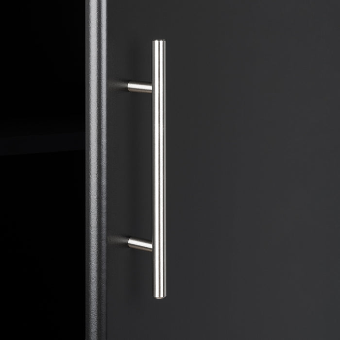 Elite 128-inch 8-piece Garage Storage Cabinet Set G - Black