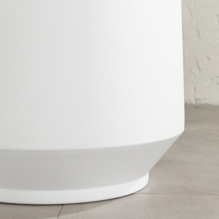 Dalya 16\" Planter - White