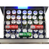 Forno Azienda 24" Dual Zone Wine Cooler, 15.8 Cu.Ft, 108 Bottles & 100 Cans, Stainless Steel - FWCDR6628-24S Refrigerator | Azienda cellier a vin 24 po a deux zones, 15,8 pi³, 108 bouteilles et 100 canettes, acier– FWCDR6628-24S