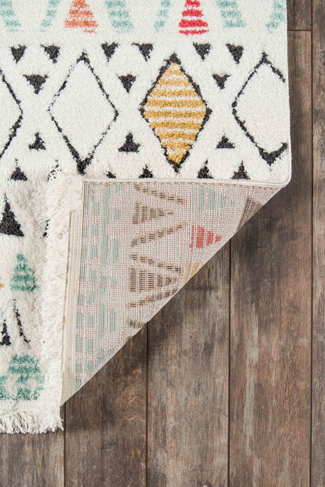Kaia Contemporary 7'6\" x Area Rug in Multi Indoor Area Rug