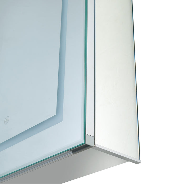 Stapik LED Medicine Mirror Cabinet - Silver