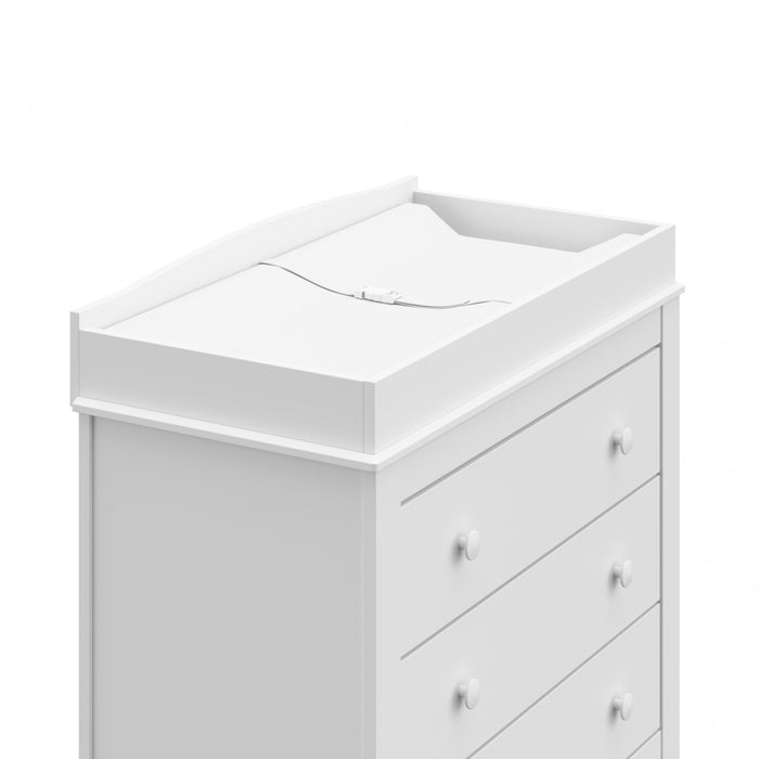 Graco Noah 3 Drawer Chest with Changing Topper - White