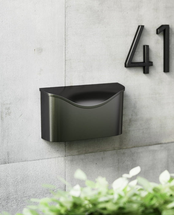 Umbra Steel Postino Outdoor Mailbox - Black