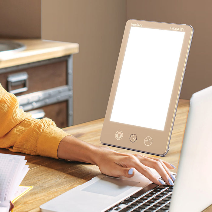 Verilux Happylight Luxe Light Therapy Lamp - Gold