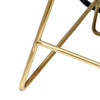 Archar Geometric Wire Table Lamp, Gold, 14"H | Archar Lampe de table geometrique en fil metallique, Or, 14 po H