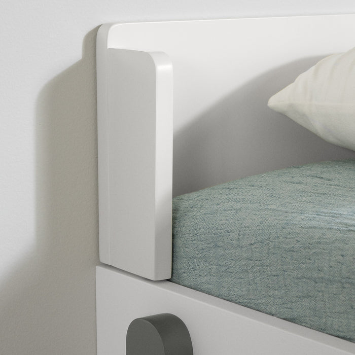 Bebble Twin Bed - Soft Grey White