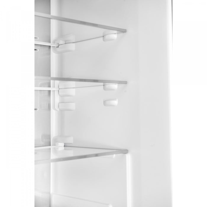 Forno Custodia 24\" Bottom Freezer, 10.3 cu.ft., Right Swing, Total No frost, Stainless Steel - FFFFD1766-24RS Refrigerator