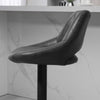 HOMCOM Bar Stools Set of 2 Swivel Adjustable Counter Height Barstools