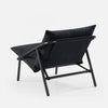 Ada Metal Frame Sling Accent Chair with Cushions - Black | Ada fauteuil d’appoint à sangle avec cadre en métal et coussins - Noir