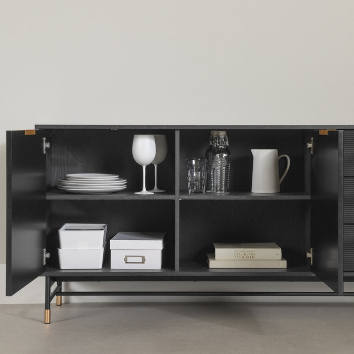 Arlo Sideboard - Ash Oak Gold