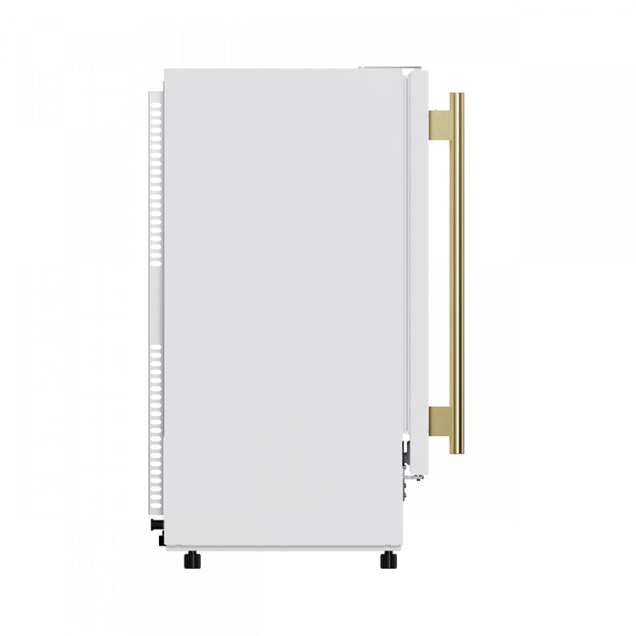 Forno Cristallo 15 Inch Freestanding/Undercounter Ice maker, 79.4 lbs, White- FIMBI7313-15WHT Ice Maker